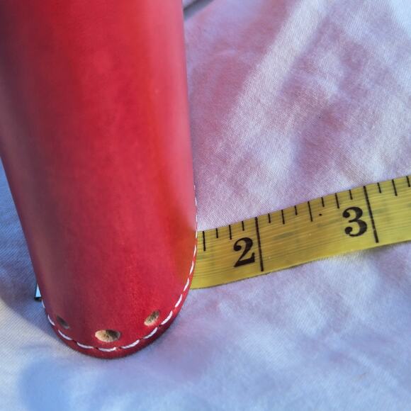 Chic Sparrow Journal Cover Dark Red Leather Made in the USA Travelers Book - Picture 8 of 8